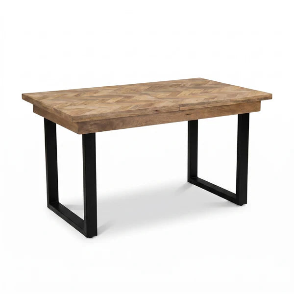 Nautilus Mango Wood Extending Dining Table