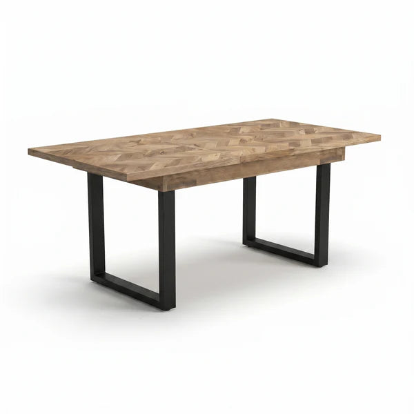 Nautilus Mango Wood Extending Dining Table