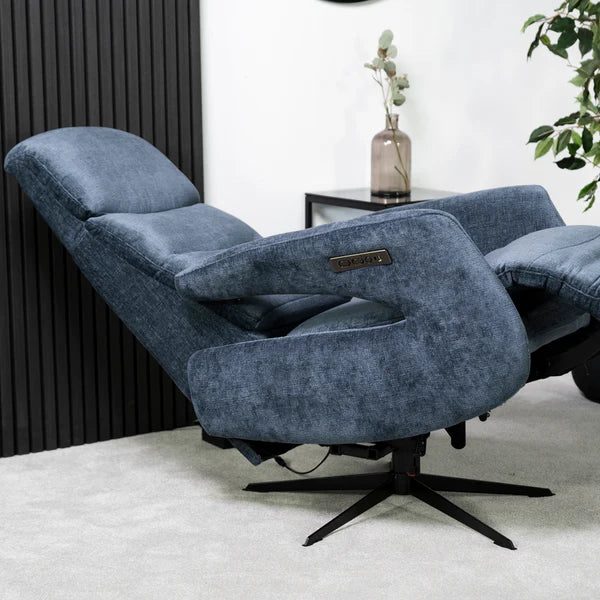 Bali Swivel Power Recliner Chair (Sage Green)