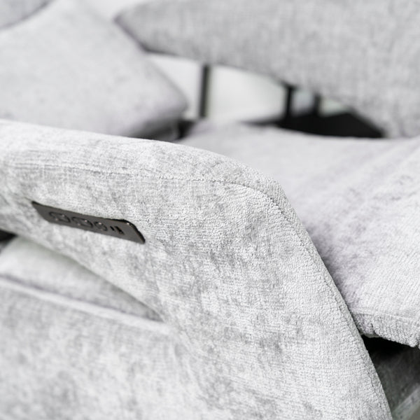 Bali Swivel Power Recliner Chair (Light Grey)
