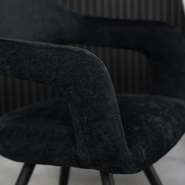 Emma Black Dining Chair Set Of 2