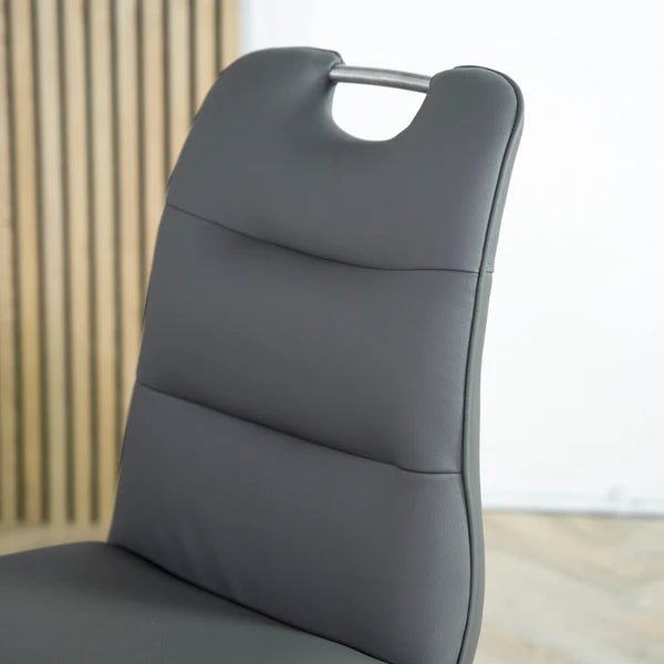 Laurel Dark Grey Dining Chair Set of 2