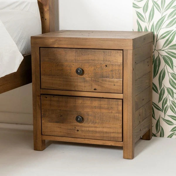 Montreal 2 Drawer Bedside Table